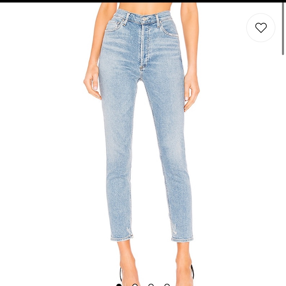 AGOLDE Nico High Rise Slim Fit in Embark